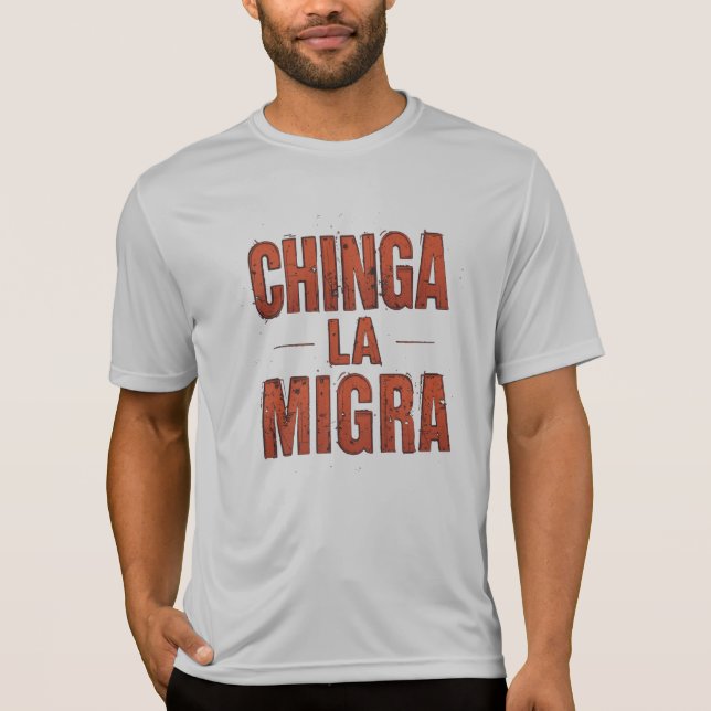 Chinga La Migra Shirt – Bold Protest & Activism (Front)