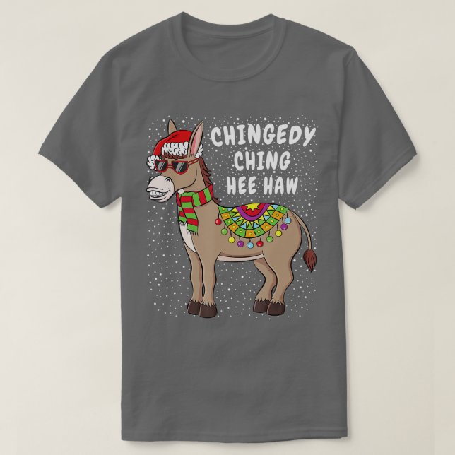 Chingedy Ching Hee Haw Apparel Merry Christmas Fun T-Shirt (Design Front)