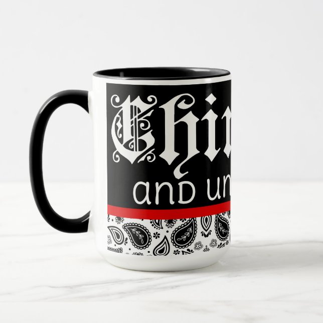 Chingona and Unbothered Coffee Mug (Left)