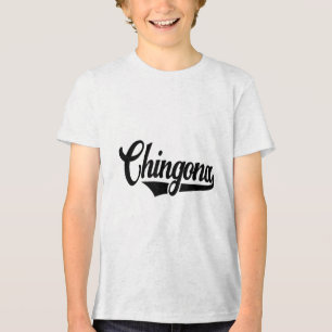 Chingona, Cool Latina, Women Cinco De Mayo Spanish Tri-Blend Shirt