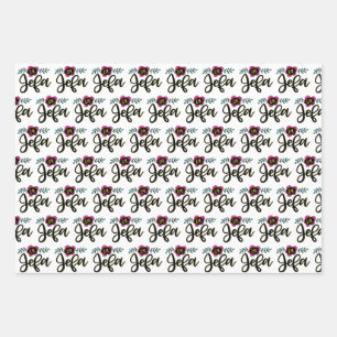 Chingona, La Jefa, No Estes Chingando, set of 3 Wrapping Paper Sheet