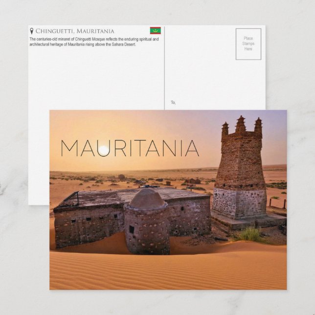 Chinguetti, Mauritania Travel Postcard (Front/Back)