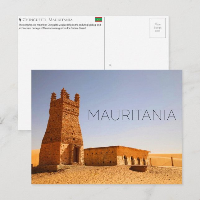 Chinguetti, Mauritania Travel Postcard (Front/Back)