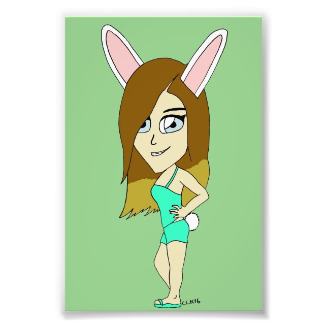 Chini Bunny girl  Photo Print (Front)