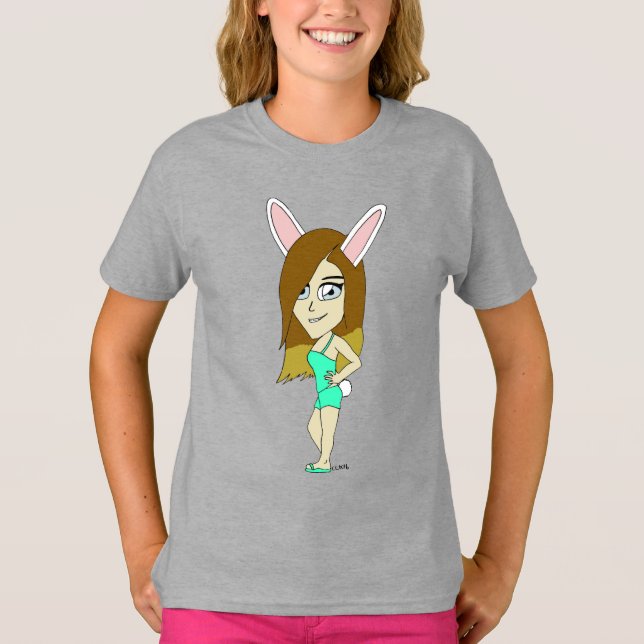 Chini Bunny girl  T-Shirt (Front)