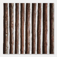 CHINKED LOG CABIN WALLPAPER