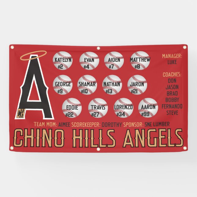 Chino Hills Angels Banner (Horizontal)