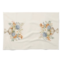 Chinoiserie Autumn Floral Pumpkin Stack