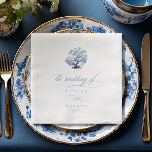 Chinoiserie Blossoming Tree Motif ID1094 Napkin