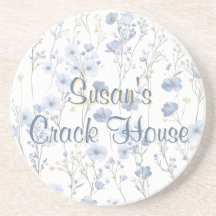 Chinoiserie Blue Toile Peacock Custom Mahjong