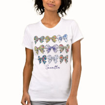 Chinoiserie Bows Pattern with Name