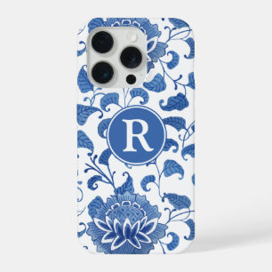 Chinoiserie Chic Blue And White Watercolor iPhone 15 Pro Case