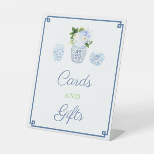 Chinoiserie Chic Cards And Gifts Wedding Shower Pedestal Sign