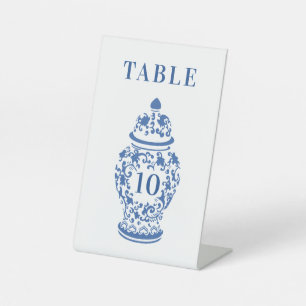 Chinoiserie Chic GingerJar   Monogram Pedestal Sign