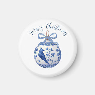 Chinoiserie Christmas Ornament  Magnet