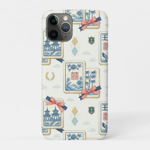 Chinoiserie Custom Grandmillennial Mahjong Case-Mate iPhone Case