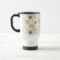 Chinoiserie Elegant Lotus Flowers Gold Pink