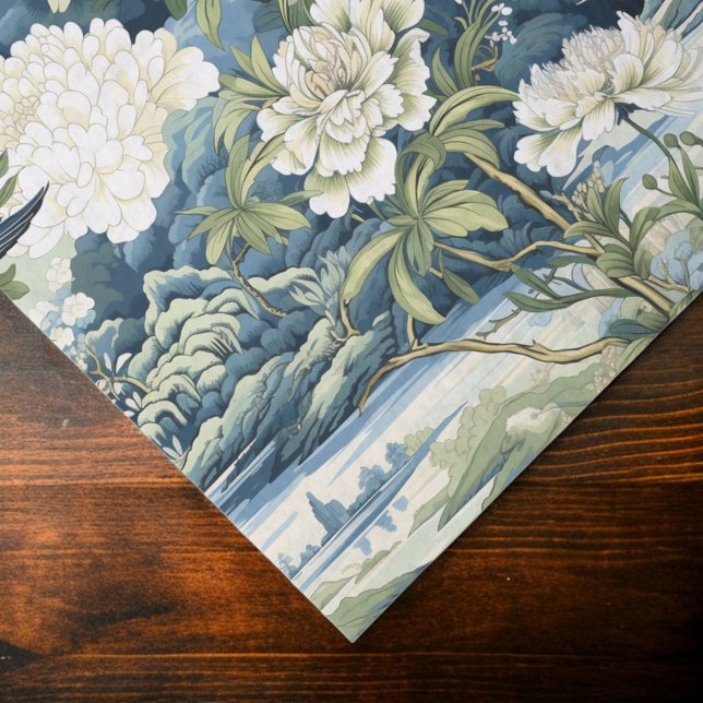 Chinoiserie Floral Pattern Tissue Paper (Creator Uploaded)