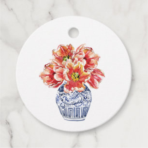 Chinoiserie Ginger Jar Gift Tags