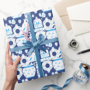 Chinoiserie Ginger Jar Jars  Wrapping Paper