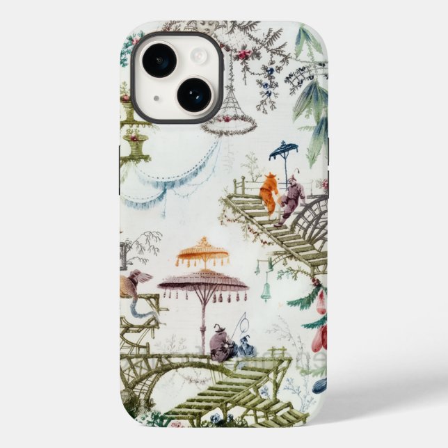  Chinoiserie iPhone Case Asian Phone Case (Back)
