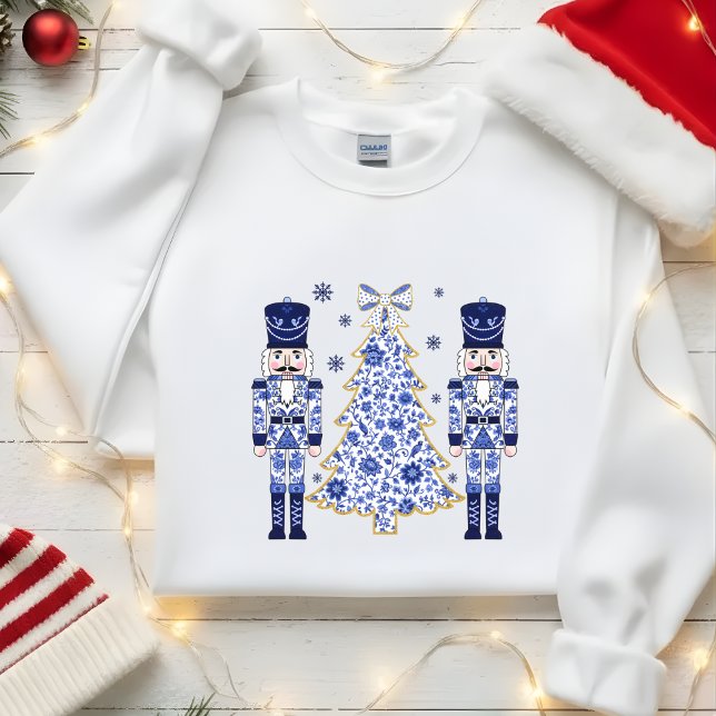 Chinoiserie Nutcracker Christmas, Nutcracker  Sweatshirt (Creator Uploaded)