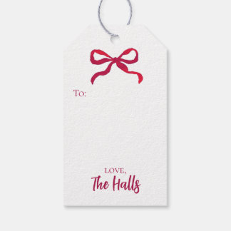 Chinoiserie Topiary Christmas, Custom Holiday Gift Tags