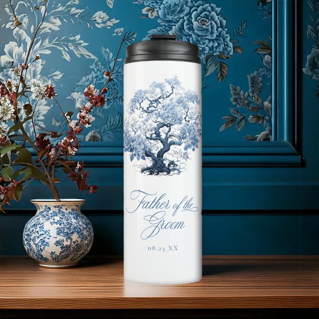 Chinoiserie Tree Motif Father of Groom ID1094  Thermal Tumbler (Creator Uploaded)