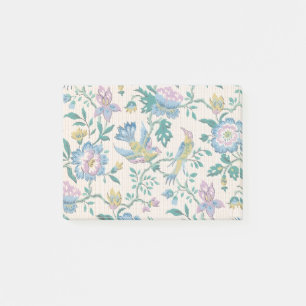 Chinoiserie Vintage Bird Floral Pastel Pattern Post-it Notes