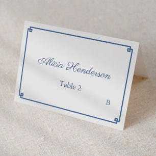 Chinoiserie Wedding Shower Individual Place Card