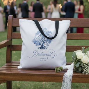 Chinoiserie Wedding Tree Motif Bridesmaid ID1094 Tote Bag