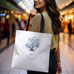 Chinoiserie Wedding Tree Motif The Bride ID1094 Tote Bag