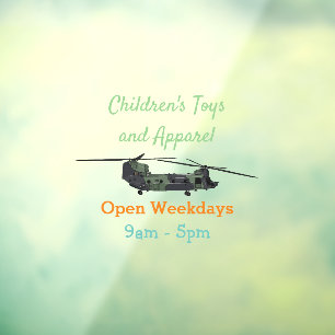 Chinook army helicopter cartoon illustration