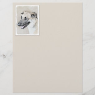 Chinook (Dropped Ears) Painting - Original Dog Art