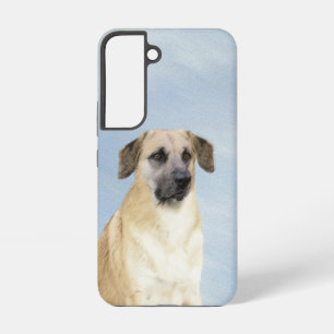 Chinook (Dropped Ears) Painting - Original Dog Art Samsung Galaxy Case
