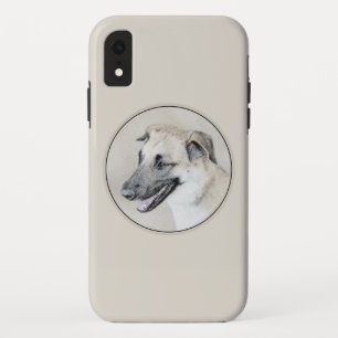 Chinook (Helicopter Ears) Painting - Dog Art Case-Mate iPhone Case