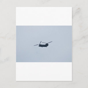 Chinook Helicopter Postcard