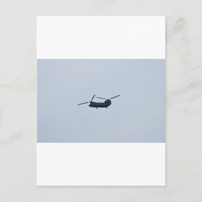 Chinook Helicopter Postcard (Front)