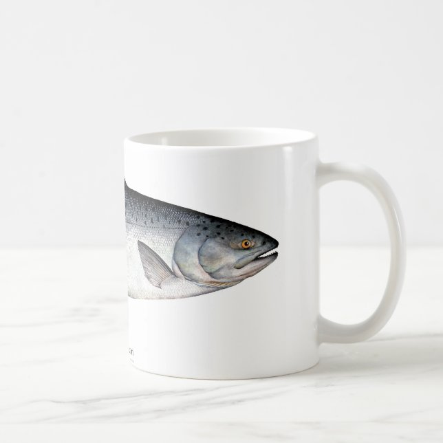 Chinook/King Salmon Fish Coffee Mug (Right)