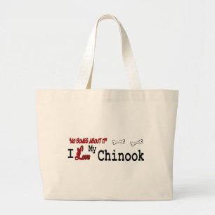 Chinook Lovers Gifts Large Tote Bag