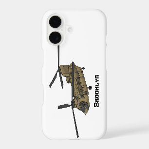 Chinook military helicopter illustration