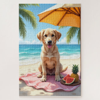 Chinook Relaxing Beach Scene Jigsaw Puzzle