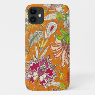 chintz pop orange Case-Mate iPhone case