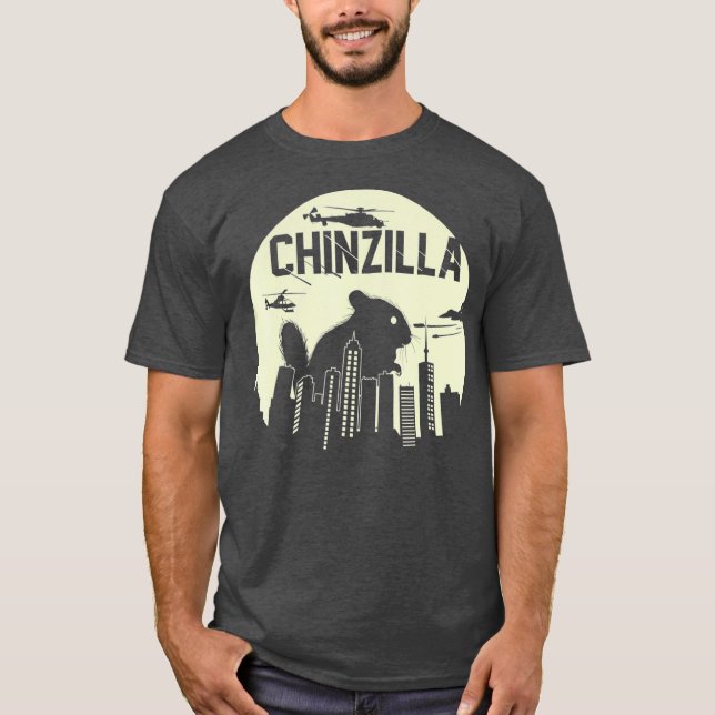 Chinzilla Funny Chinchilla T-Shirt (Front)