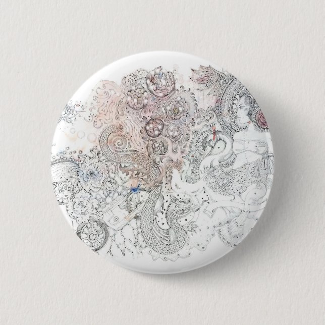 chio 6 cm round badge (Front)