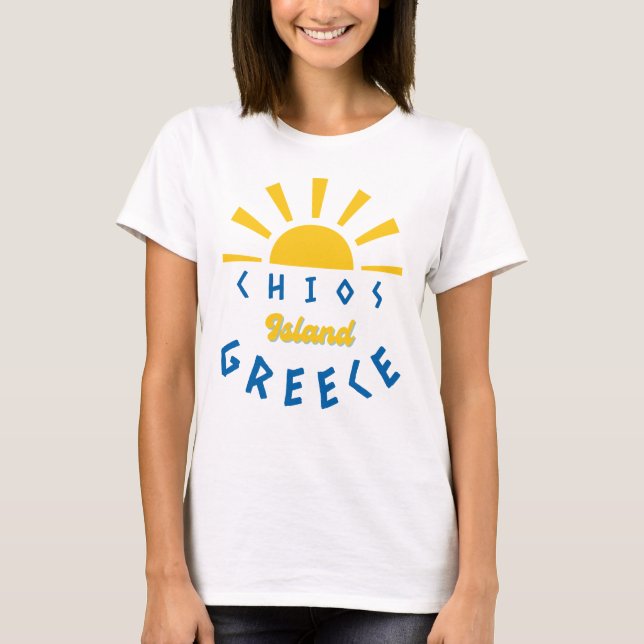 Chios Island, Greece - Sunshine Women's T-Shirt (Front)