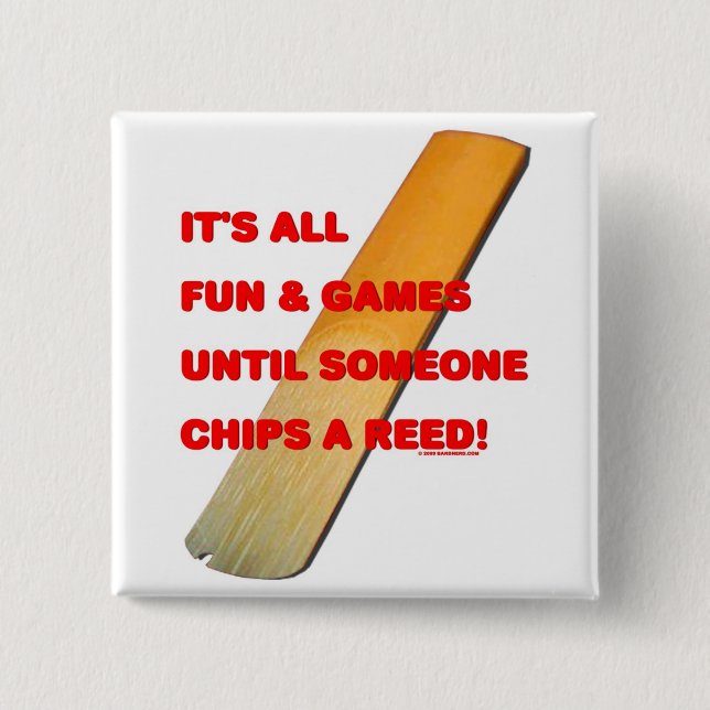 Chip A Reed 15 Cm Square Badge (Front)