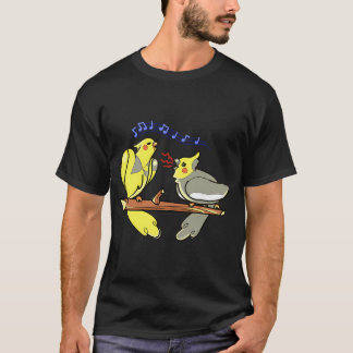 Chip and Fish the Cockatiel Brothers T-Shirt