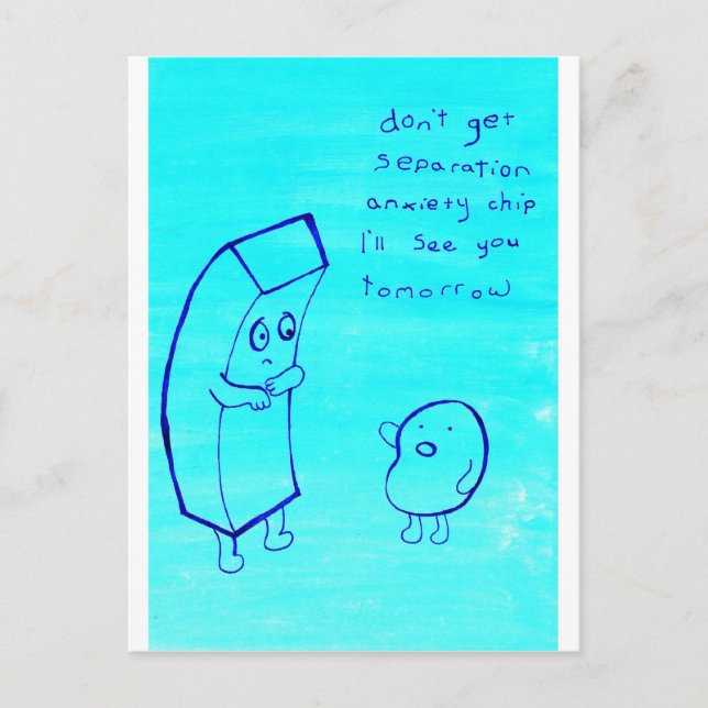 chip and new potato postcard (Front)