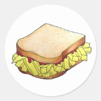 Chip Butty UK British English Food Sandwich